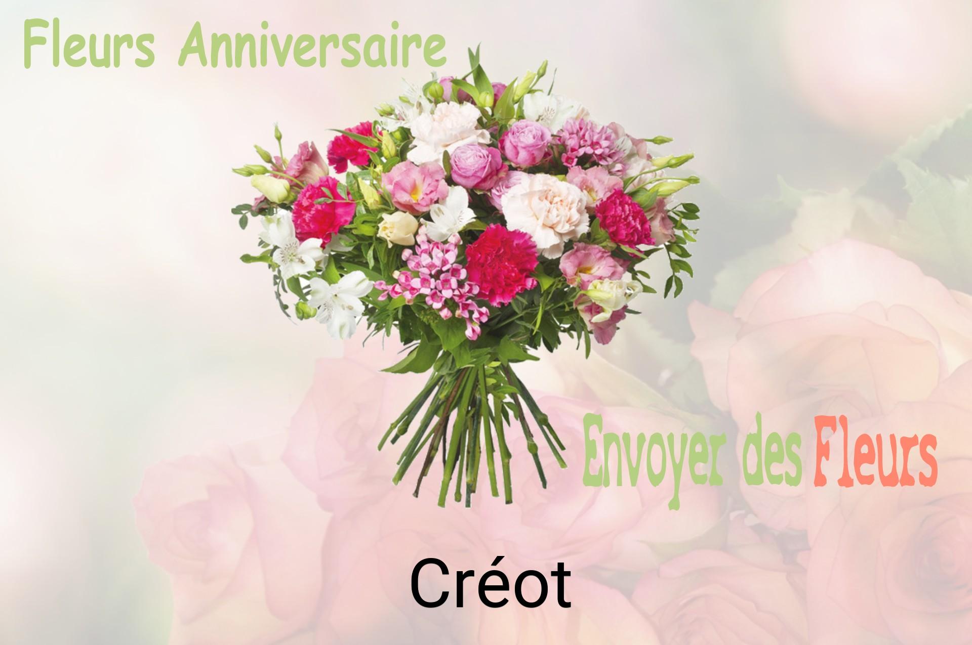 Bouquet de fleurs d’anniversaire livré à Créot